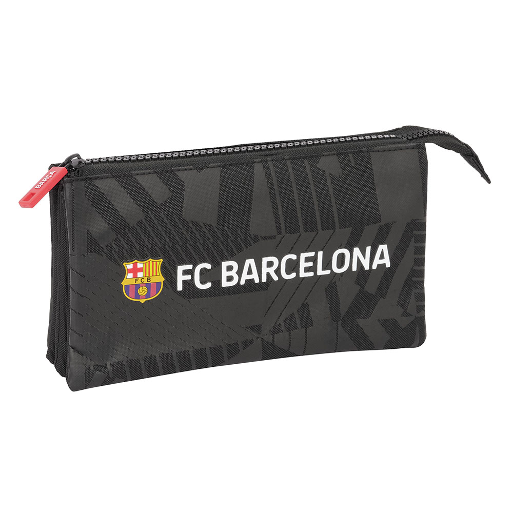 PORTATODO TRIPLE F.C.BARCELONA "BLACK" 22x12x3cm