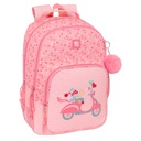 MOCHILA DOBLE ADAPT.CARRO RECICLADO MOOS "PASSION" 32x42x3cm
