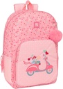 MOCHILA ADAPT.CARRO RECICLADO MOOS "PASSION" 30x46x3cm
