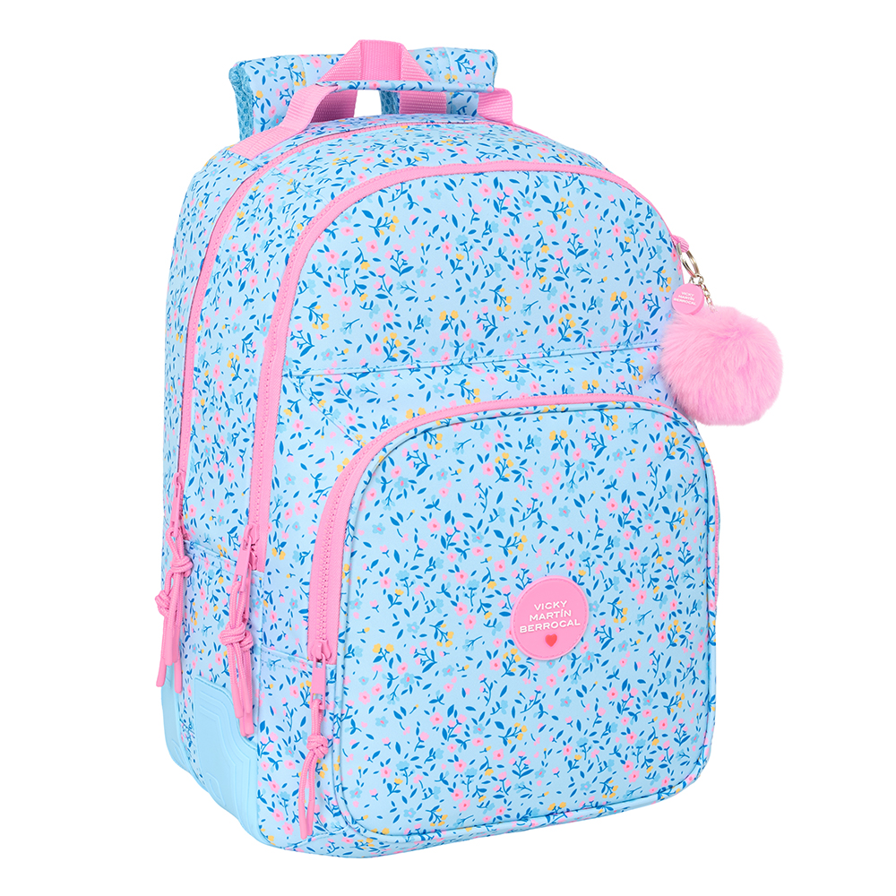 MOCHILA DOBLE ADAPT.CARRO VMB "PARAÍSO" 32x42x3cm