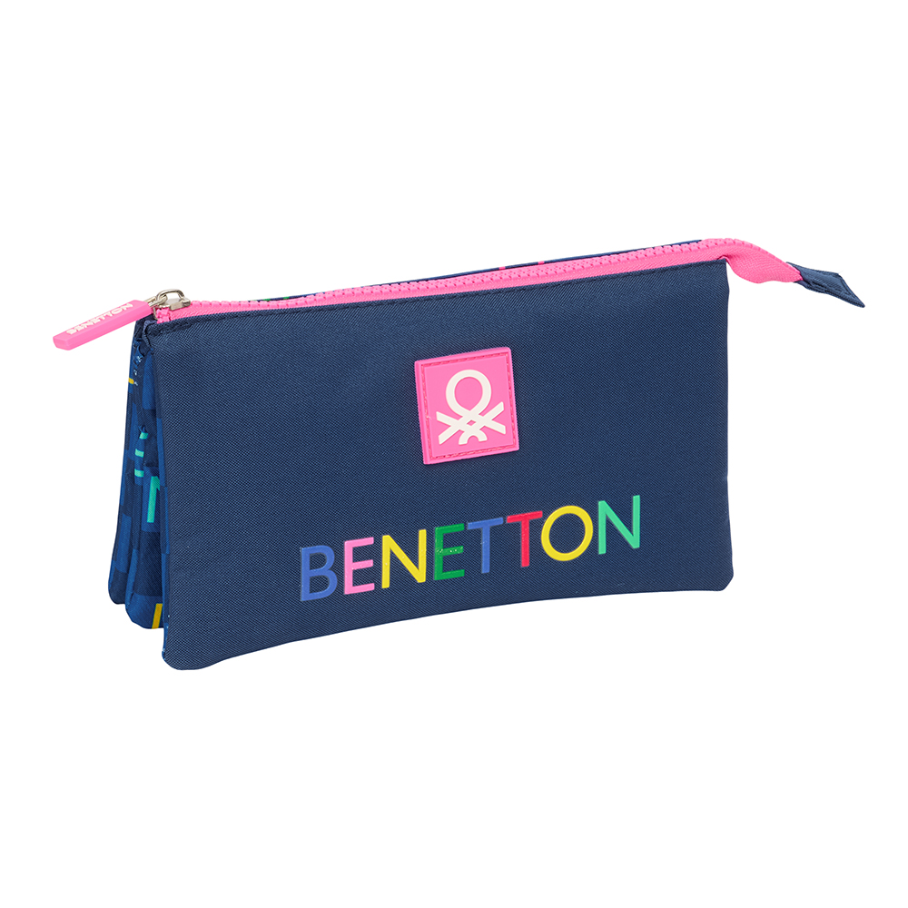 PORTATODO TRIPLE BENETTON "DAMERO" 22x12x3cm