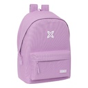MOCHILA DOBLE PARA PORTATIL 15,6"+USB MUNICH BASICOS "LILA" 31x44x3cm