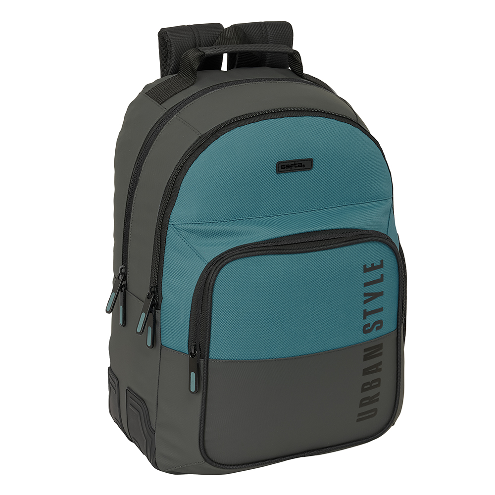 MOCHILA DOBLE ADAPT.CARRO SAFTA "URBAN STYLE" 32x42x3cm