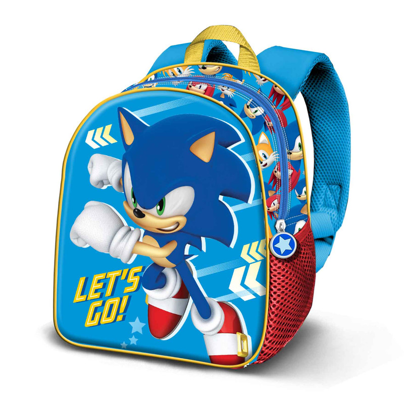 SONIC Mochila 3D Elite Go KARACTERMANIA  8137 25x30x3cm