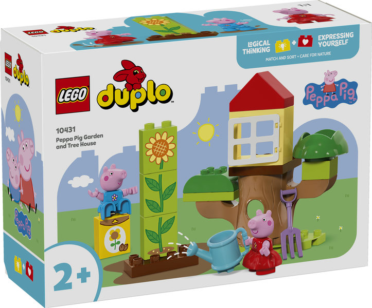 Jardín y Casa del Árbol de Peppa Pig LEGO 10431