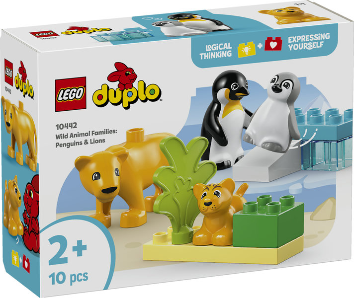 Familias de la Fauna Salvaje: Pingüinos y Leones LEGO 10442