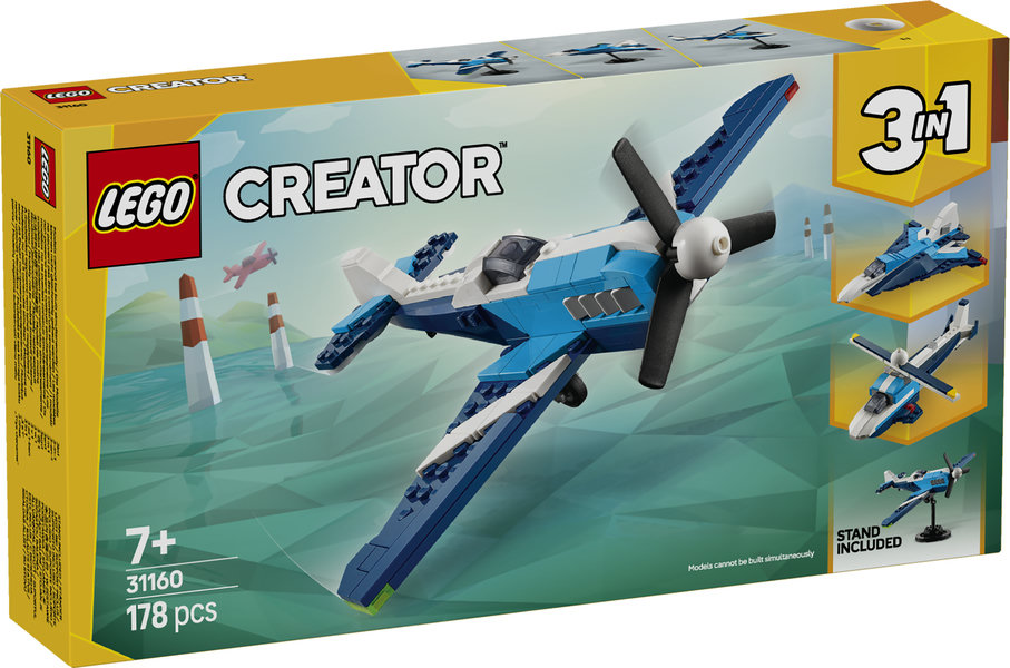 Aeronave: Avión de Carreras LEGO 31160
