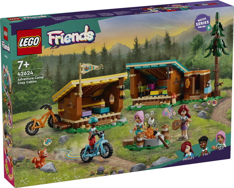 Campamento de Aventura: Cabañas Confortables LEGO 42624