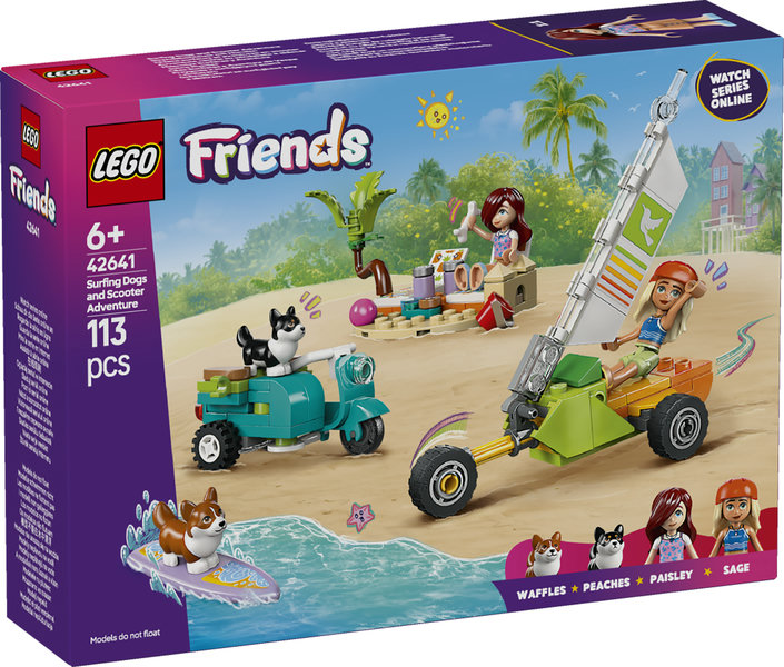 Mascotas Surferas y Aventura sobre Ruedas LEGO 42641