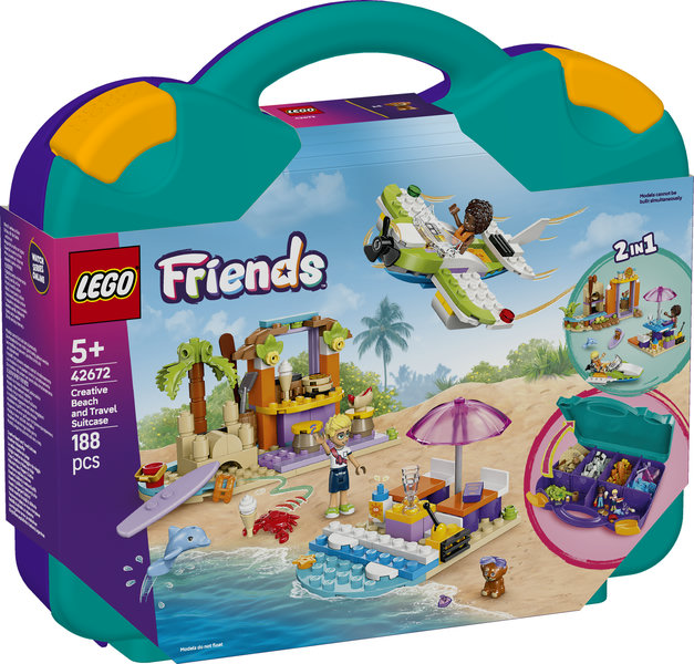Playa Creativa y Maleta de Viaje LEGO 42672
