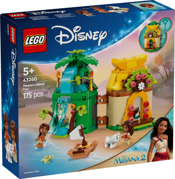 Diversión en la Isla con Vaiana LEGO 43260