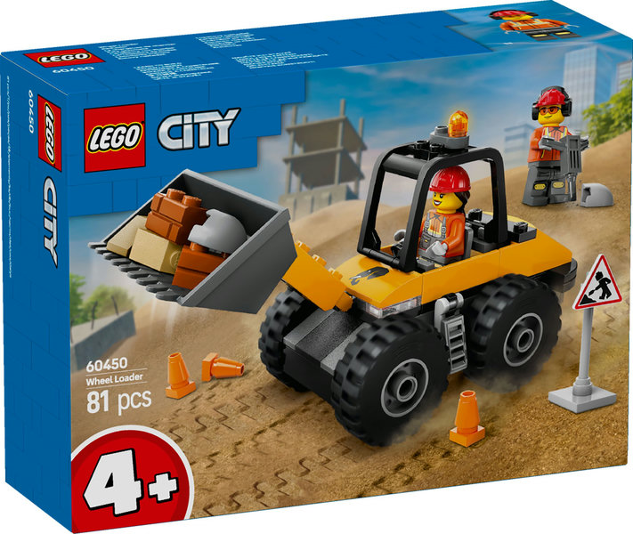 Cargadora con Ruedas Amarilla LEGO 60450