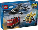 Remix: Helicóptero, Camión de Bomberos y Submarino LEGO 60462