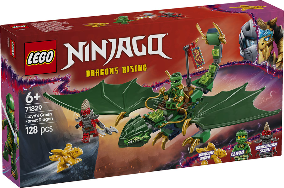 Dragón Verde del Bosque de Lloyd LEGO 71829