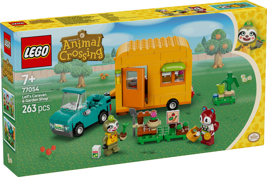 Caravana de Gandulio y tienda de jardinería  LEGO 77054