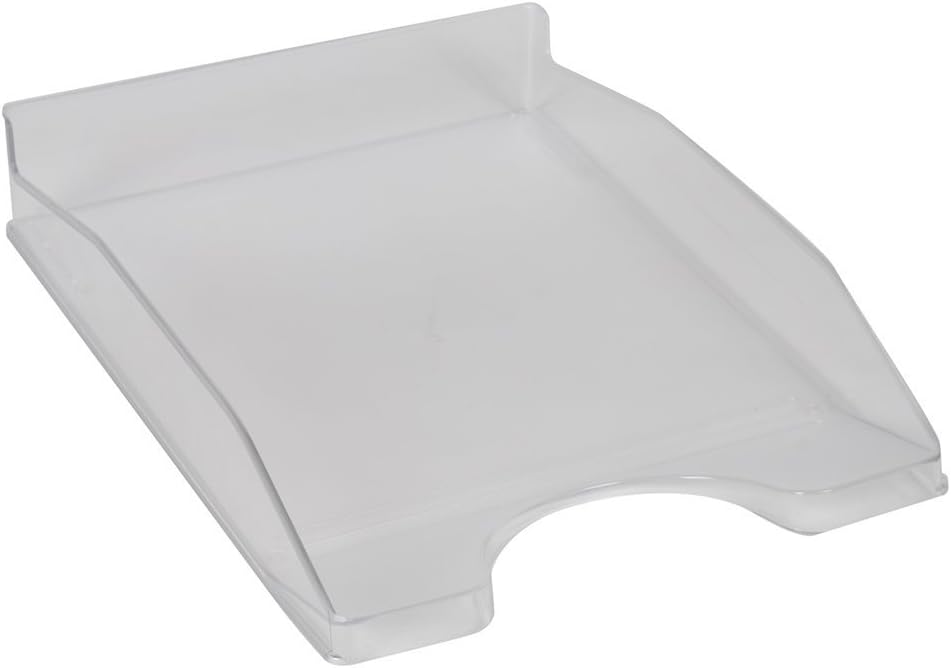Bandeja sobremesa plastico q-connect transparente 240x70x340 mm.