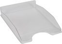 Bandeja sobremesa plastico q-connect transparente 240x70x340 mm.