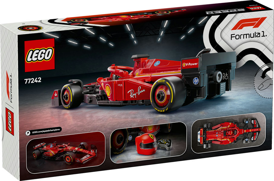 Coche de Carreras Ferrari SF-24 F1® LEGO 77242