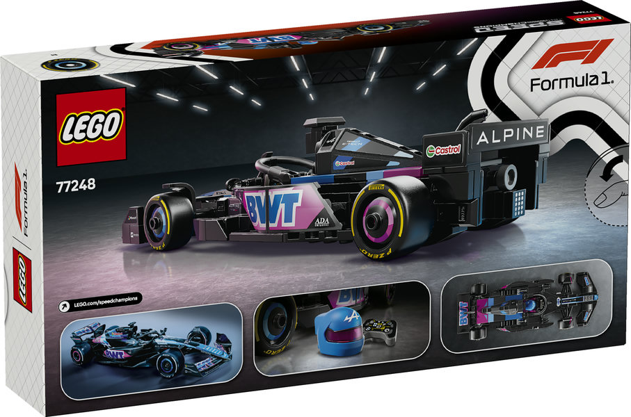 Coche de Carreras BWT Alpine F1® Team A524 LEGO 77248