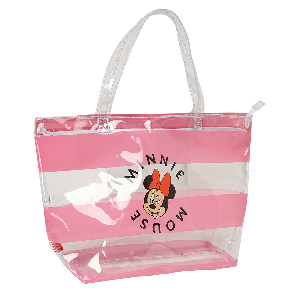 BOLSO SHOPPING MINNIE MOUSE "BEACH" safta612448445 54x35x4cm