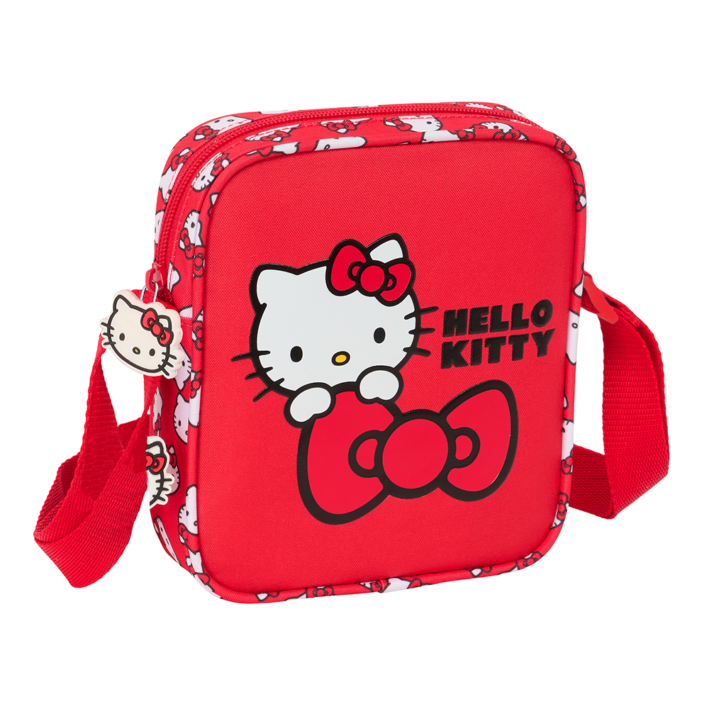 BOLSITO BANDOLERA HELLO KITTY "ICONIC" safta612516222 16x18x4cm
