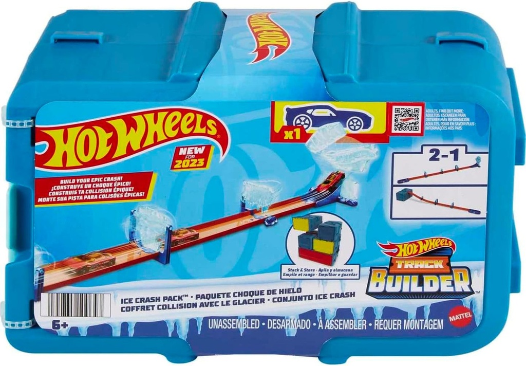 TRACK BUILDER PACK CHOQUE DE HIELO HKX40 HOT WHEELS 