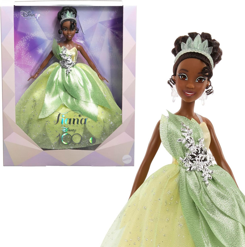 MUÑECA COLECCIÓN TIANA DISNEY 100 ANIV. HLX61 MATTEL 