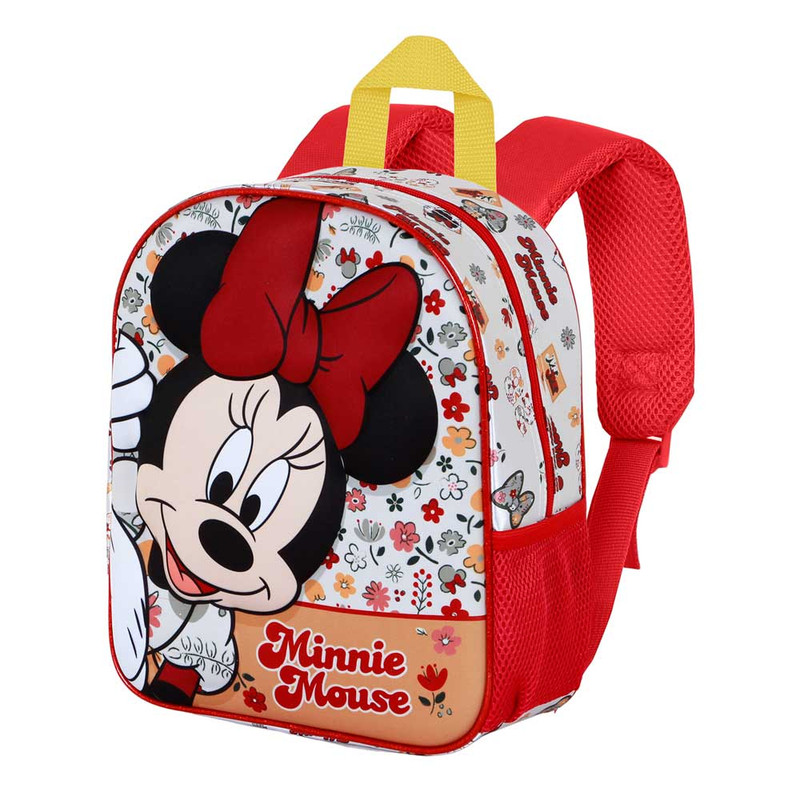 MINNIE Mochila 3D Elite Flowered KARACTERMANIA 8162 25x30x3cm