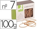 Gomillas elasticas q-connect 100 gr numero 7 70 x 2 mm