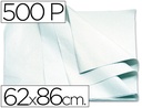 Papel manila 62x86 blanco 25 hojas