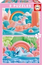 PUZZLE 2x48 UNICORNIOS MÁGIC