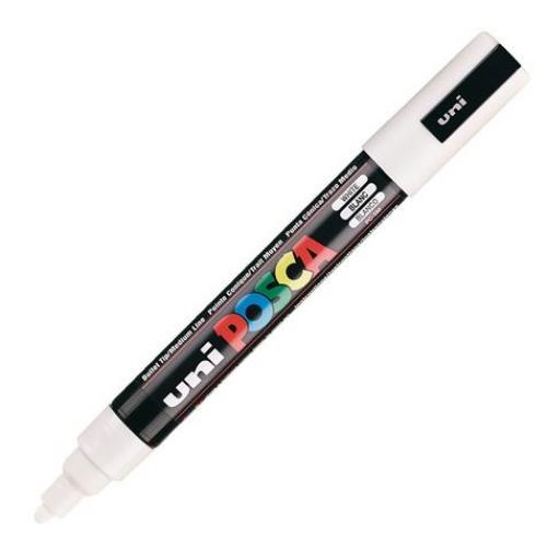 UNI ROTULADOR POSCA PC5M BLANCO