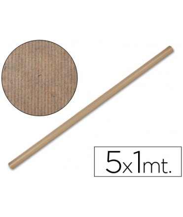 PAPEL KRAFT LIDERPAPEL MARRON -ROLLO 5X1 MT