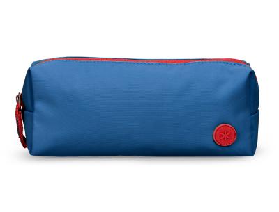 Estuche portatodo antartik basic pack 1 compartimento azul marino compañero mochila 80x55x210 mm.