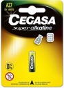 BLISTER PILA CEGASA ALCALINA A27 12V BT BL1