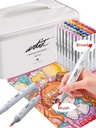 CANVAS LUXE PROFESSIONAL BRUSH MARKER 160 COLORES