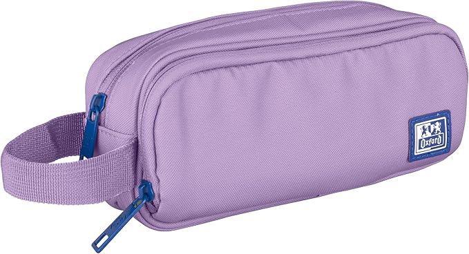 Oxford B-Smart, Estuche Escolar 3 Compartimentos lila