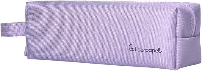 ESTUCHE PORTATODO LIDERPAPEL CLASSIC RECTANGULAR CON ASA 210X70MM LILA