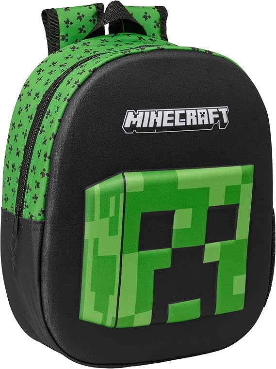 MOCHILA 3D MINECRAFT  SAFTA 622578890