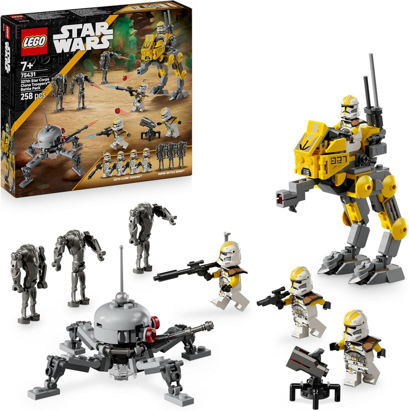 Pack de Combate: Soldados Clon del 327 Cuerpo Estelar LEGO 75431