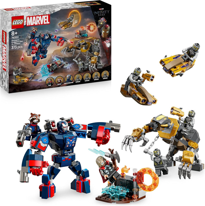 Thor de Vengadores: Endgame vs. Chitauri LEGO 76322