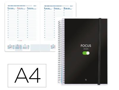 AGENDA ENCUADERNADA LIDERPAPEL MYKONOS 150X210 MM 2026 DIA PAGINA GRANATE PAPEL 70 GR FSC