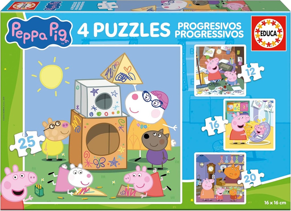 PROGRESIVOS PEPPA 12-16-20-2 EDUCA 20326