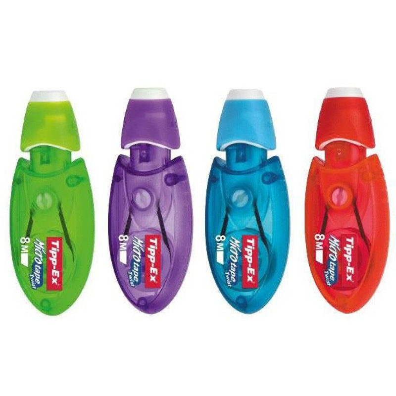 CORRECTOR TIPP-EX MICROTAPE TWIST 5MM X 8M VERDE