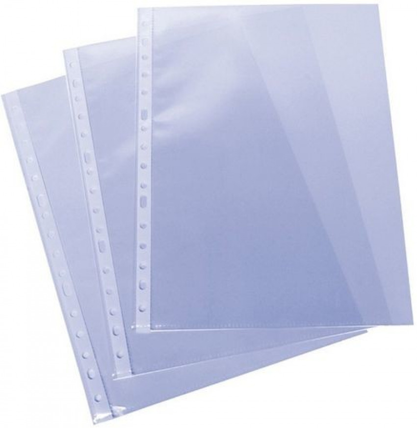 C/100 FUNDAS A4 MULTITALADRO PP STANDARD 70MC CRISTAL