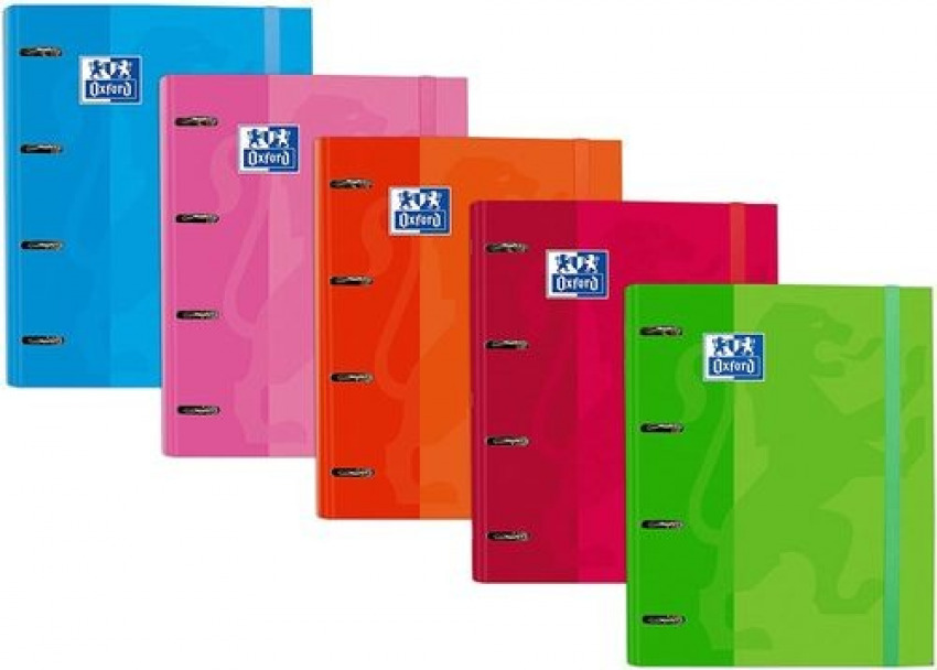 CARPEBLOC A4+ 4 ANELLES 35MM RECANVI 5 COL. TENDENCIA