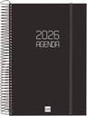 AGENDA FINOCAM OPAQUE E11 1DP 2026 NEGRE CAT+ 742886026