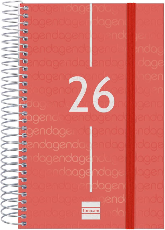 AGENDA FINOCAM YEAR E5 1DP 2026 VERMELL CAT+ 741133026