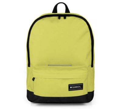SET MOCHILA PORTATODO gabol amarilla basica xxcm