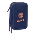 PLUMIER TRIPLE 37 pcs F.C.BARCELONA 2ª EQUIPACION 12.5x19.5x4cm